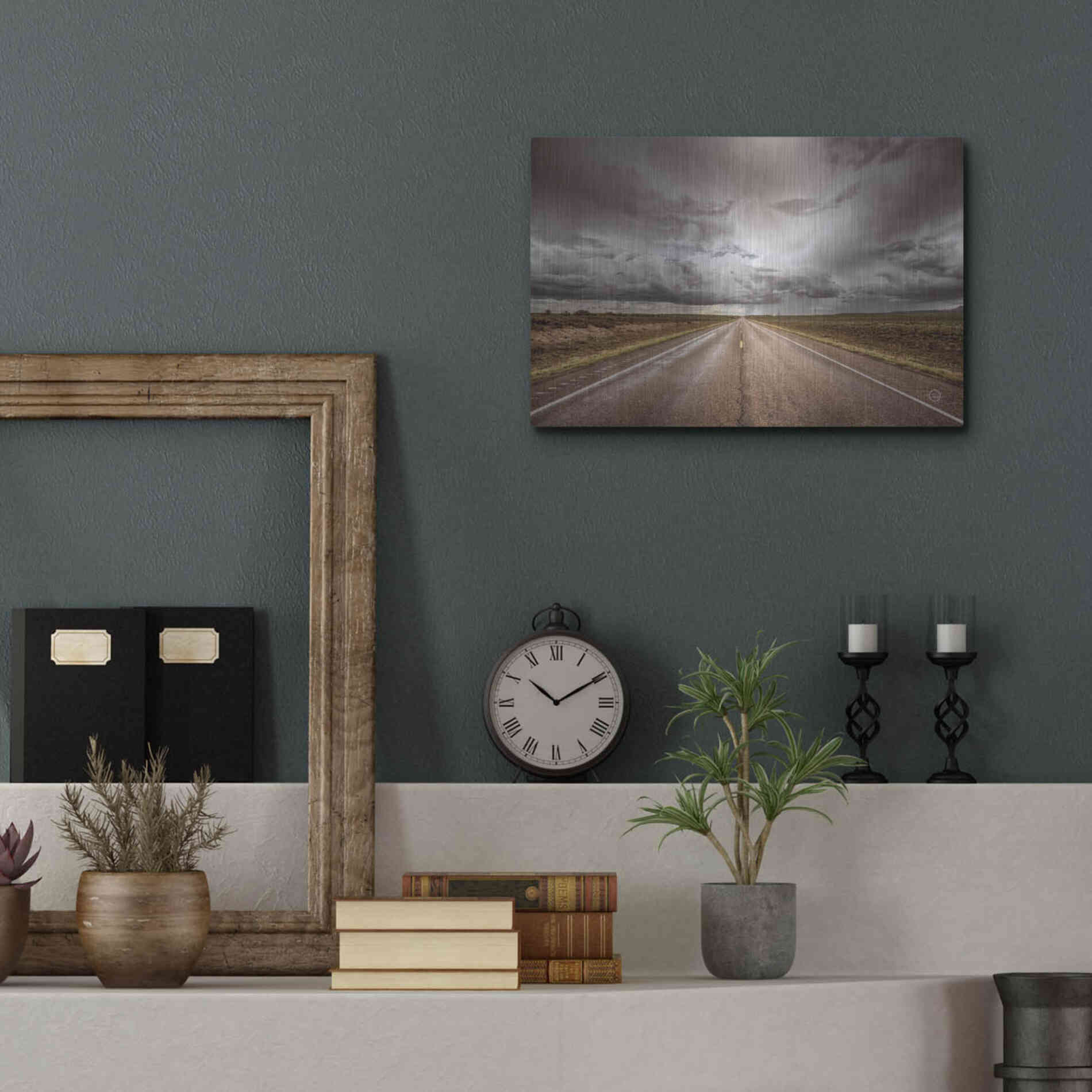 Luxe Metal Art 'Into The Storm' by Nathan Larson, Metal Wall Art,16x12