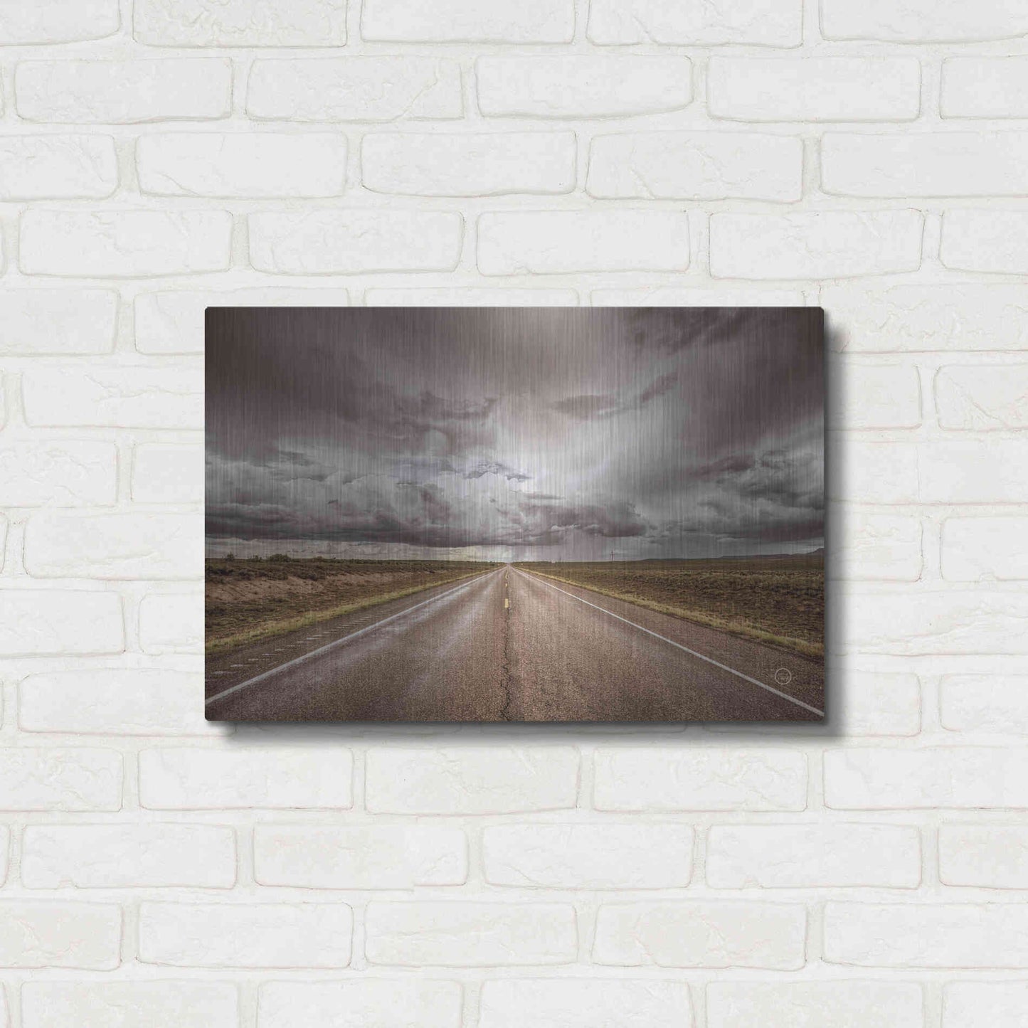 Luxe Metal Art 'Into The Storm' by Nathan Larson, Metal Wall Art,24x16