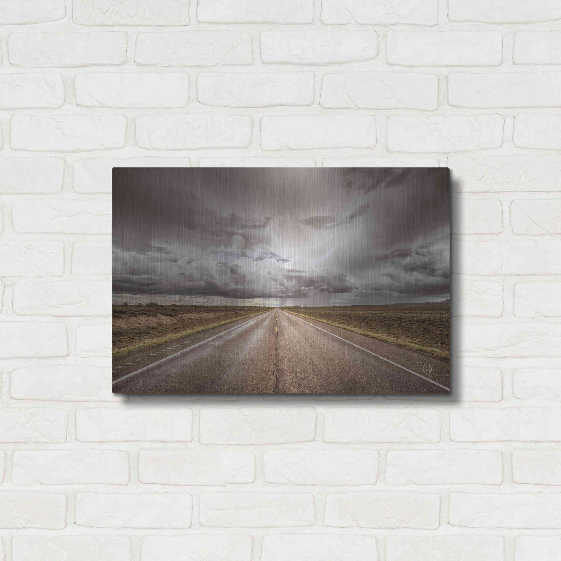 Luxe Metal Art 'Into The Storm' by Nathan Larson, Metal Wall Art,24x16