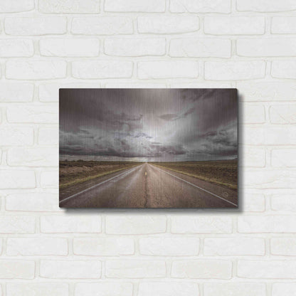 Luxe Metal Art 'Into The Storm' by Nathan Larson, Metal Wall Art,24x16