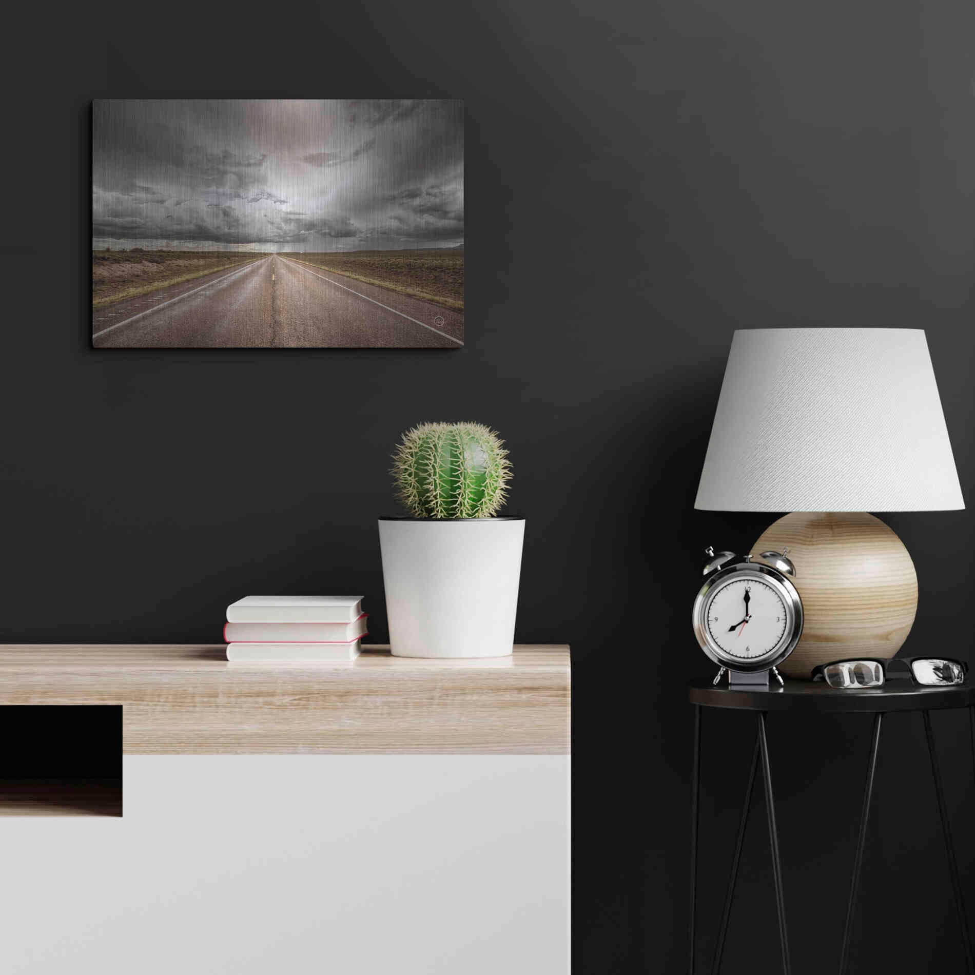 Luxe Metal Art 'Into The Storm' by Nathan Larson, Metal Wall Art,24x16