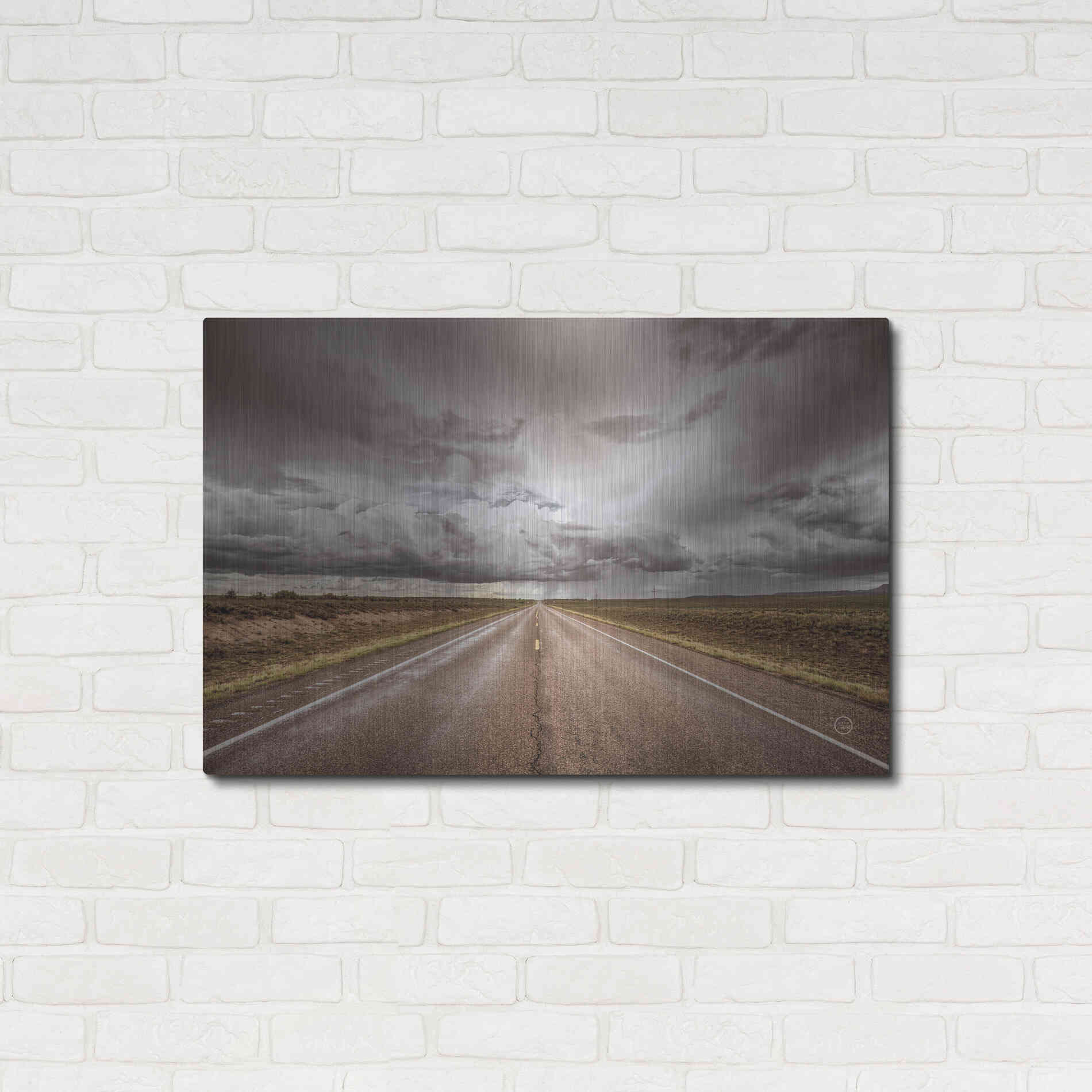 Luxe Metal Art 'Into The Storm' by Nathan Larson, Metal Wall Art,36x24