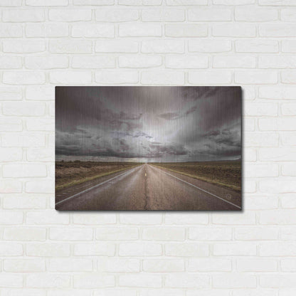 Luxe Metal Art 'Into The Storm' by Nathan Larson, Metal Wall Art,36x24