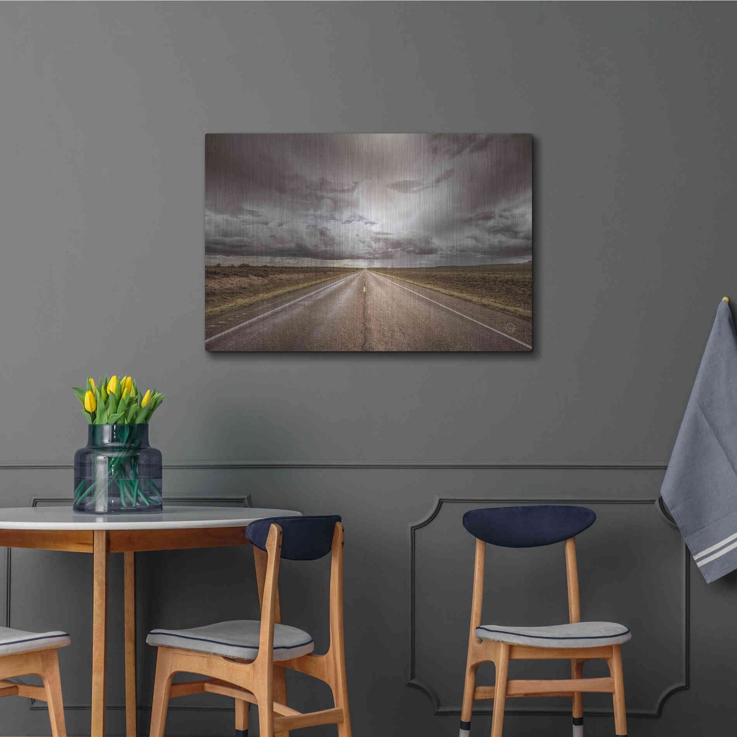 Luxe Metal Art 'Into The Storm' by Nathan Larson, Metal Wall Art,36x24