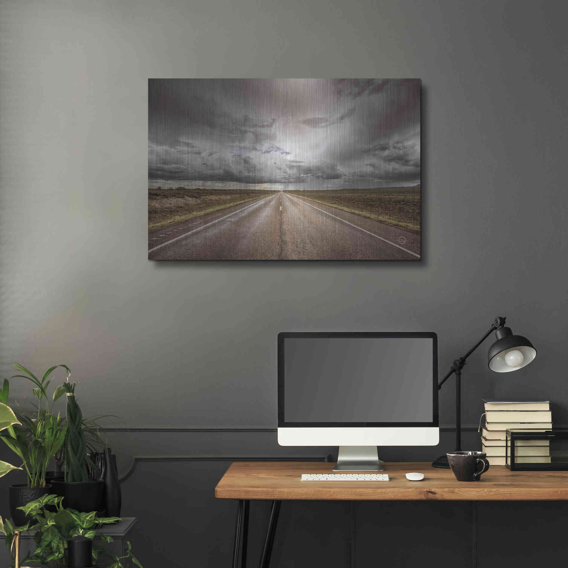 Luxe Metal Art 'Into The Storm' by Nathan Larson, Metal Wall Art,36x24