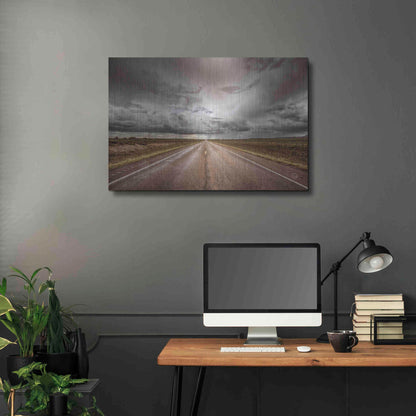 Luxe Metal Art 'Into The Storm' by Nathan Larson, Metal Wall Art,36x24
