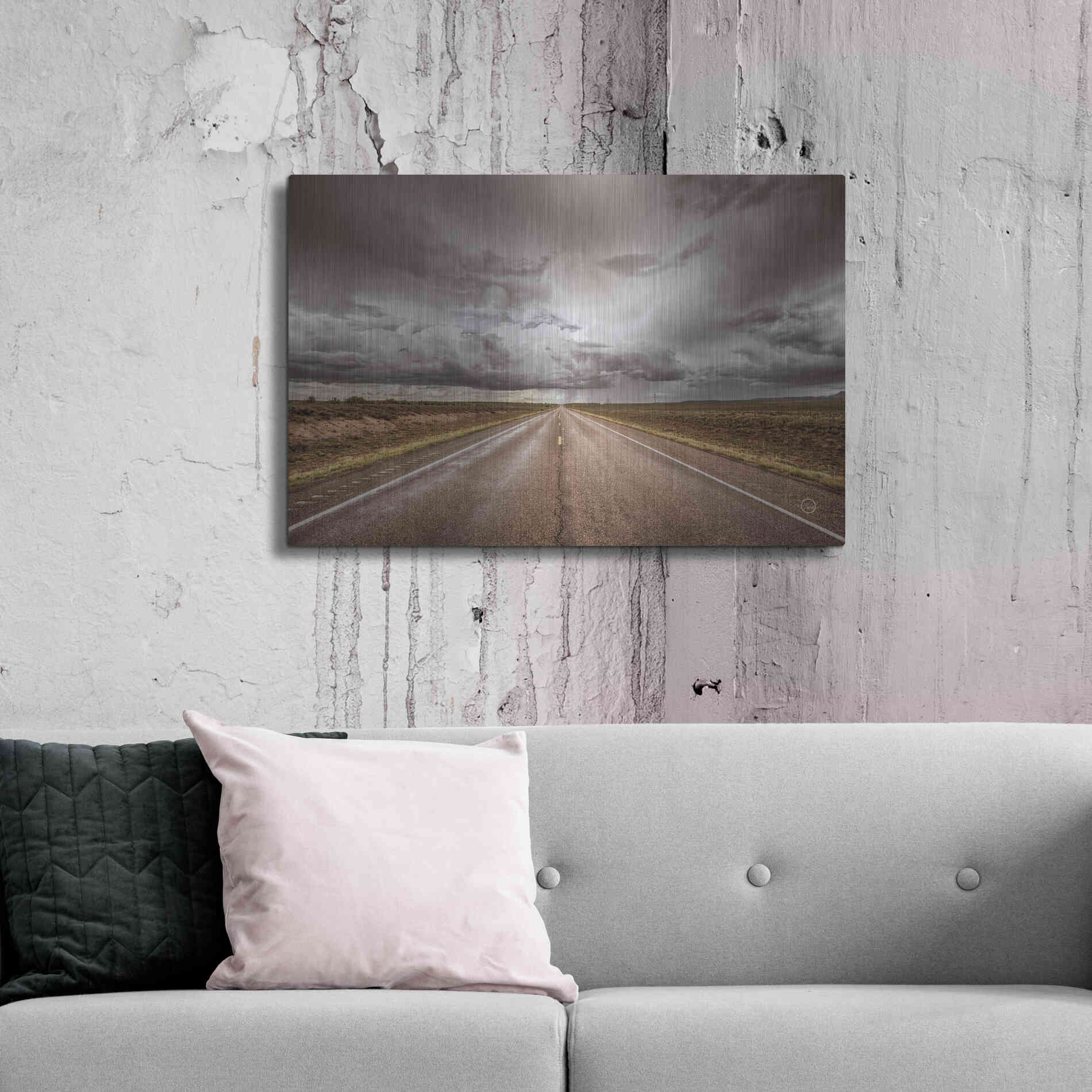 Luxe Metal Art 'Into The Storm' by Nathan Larson, Metal Wall Art,36x24