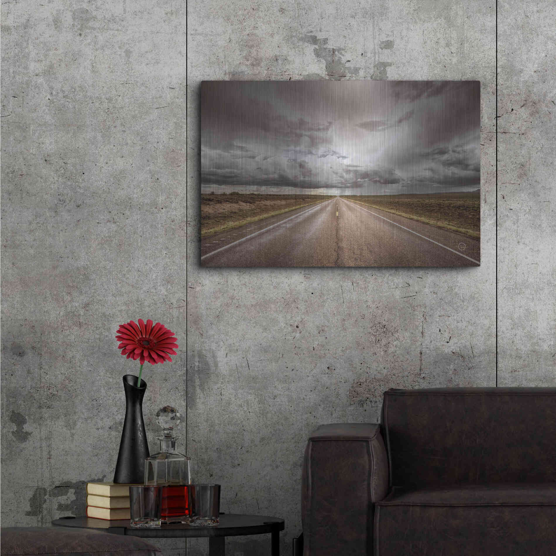 Luxe Metal Art 'Into The Storm' by Nathan Larson, Metal Wall Art,36x24