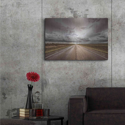 Luxe Metal Art 'Into The Storm' by Nathan Larson, Metal Wall Art,36x24