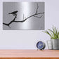 Luxe Metal Art 'Bird Silhouette' by Nathan Larson, Metal Wall Art,16x12