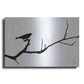 Luxe Metal Art 'Bird Silhouette' by Nathan Larson, Metal Wall Art