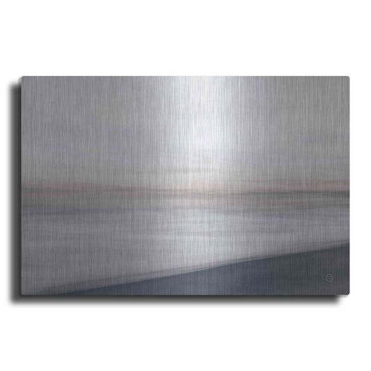 Luxe Metal Art 'Waves Move Me I' by Nathan Larson, Metal Wall Art