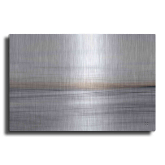 Luxe Metal Art 'Waves Move Me II' by Nathan Larson, Metal Wall Art