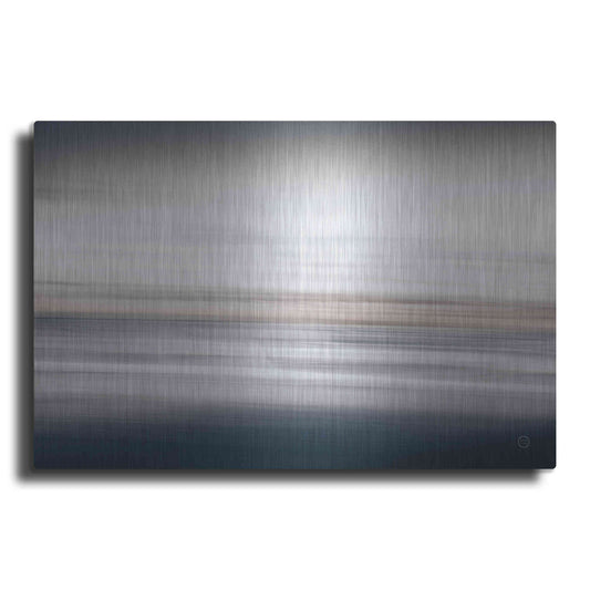 Luxe Metal Art 'Waves Move Me IV' by Nathan Larson, Metal Wall Art