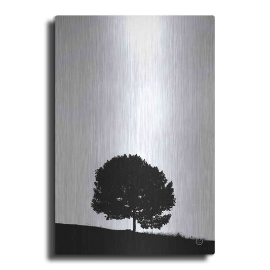 Luxe Metal Art 'Lone Tree Hill' by Nathan Larson, Metal Wall Art