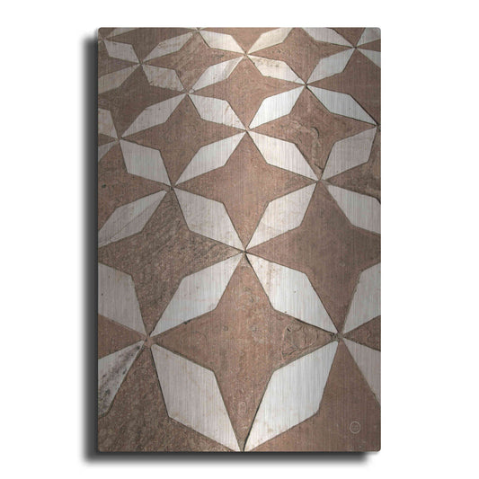 Luxe Metal Art 'Mosaic III' by Nathan Larson, Metal Wall Art