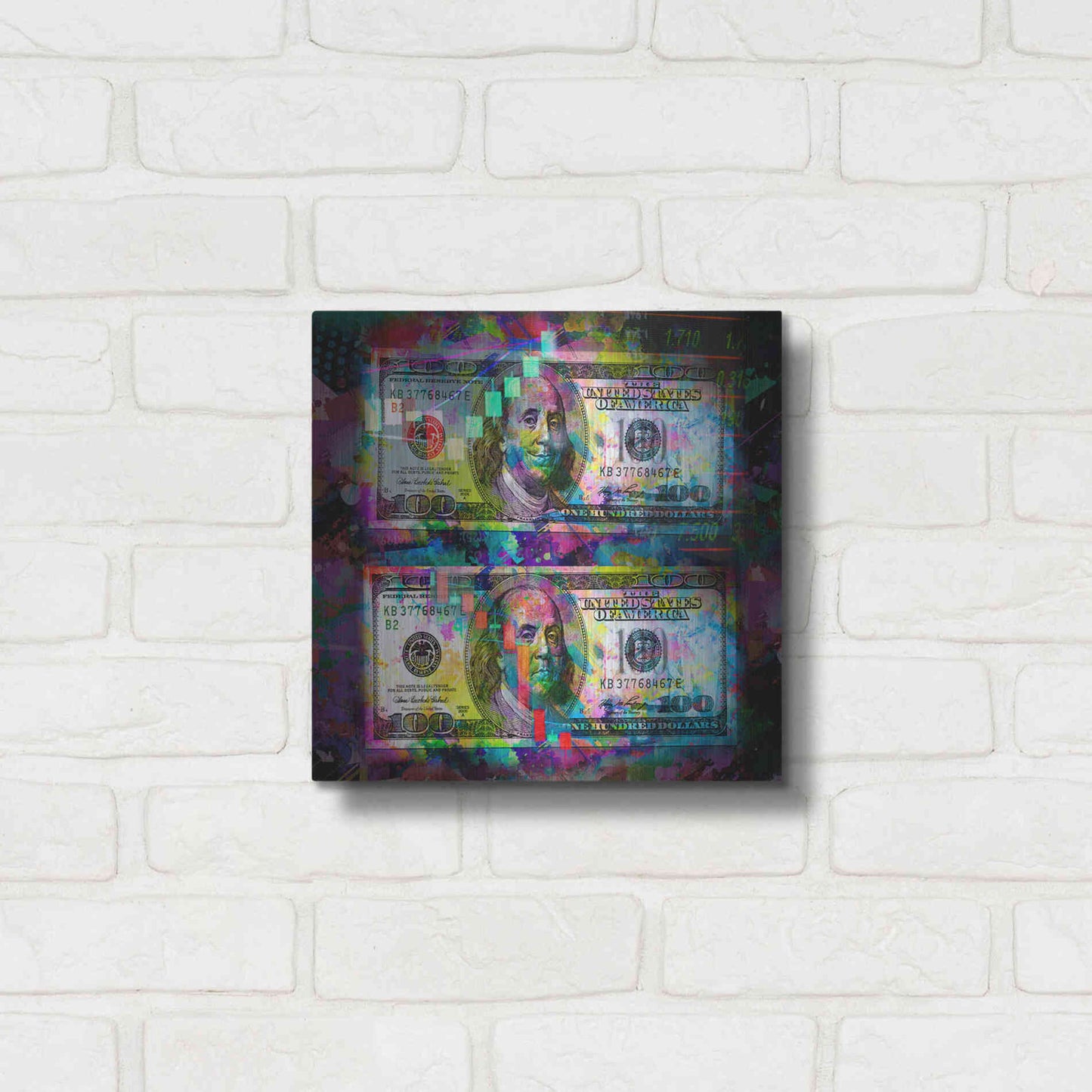 Luxe Metal Art 'Good Day Bad Day,' Metal Wall Art,12x12