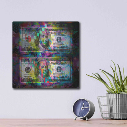 Luxe Metal Art 'Good Day Bad Day,' Metal Wall Art,12x12