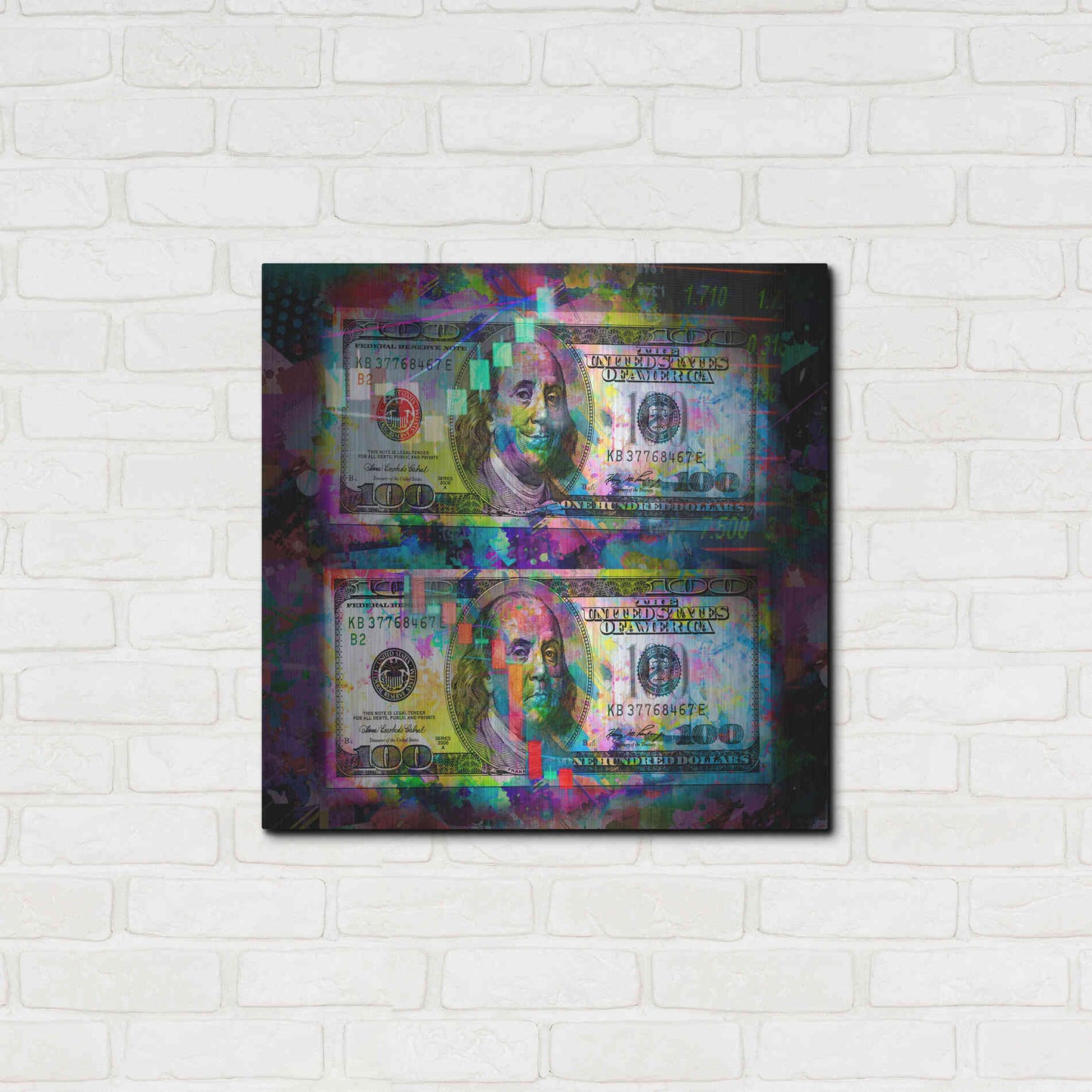 Luxe Metal Art 'Good Day Bad Day,' Metal Wall Art,24x24