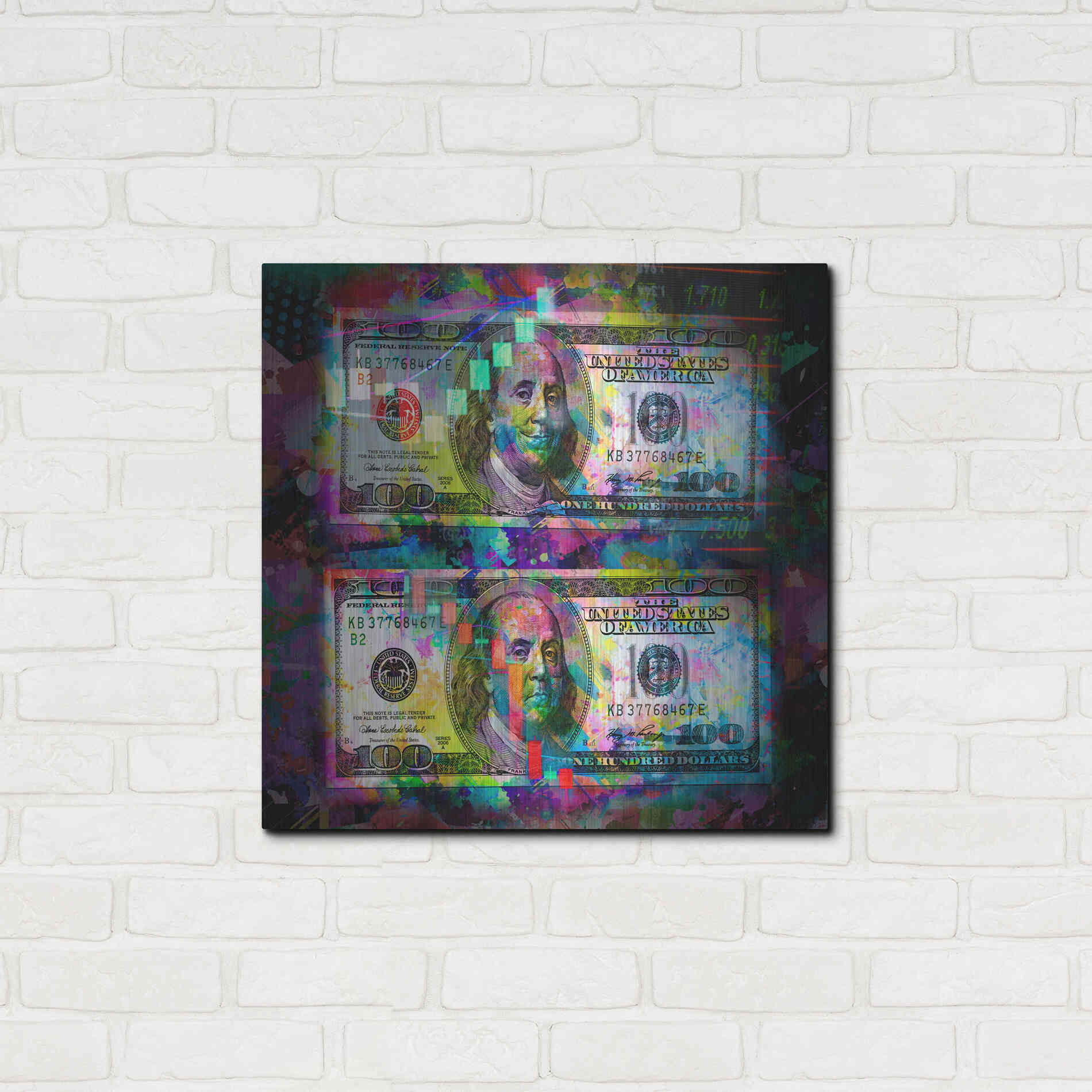 Luxe Metal Art 'Good Day Bad Day,' Metal Wall Art,24x24