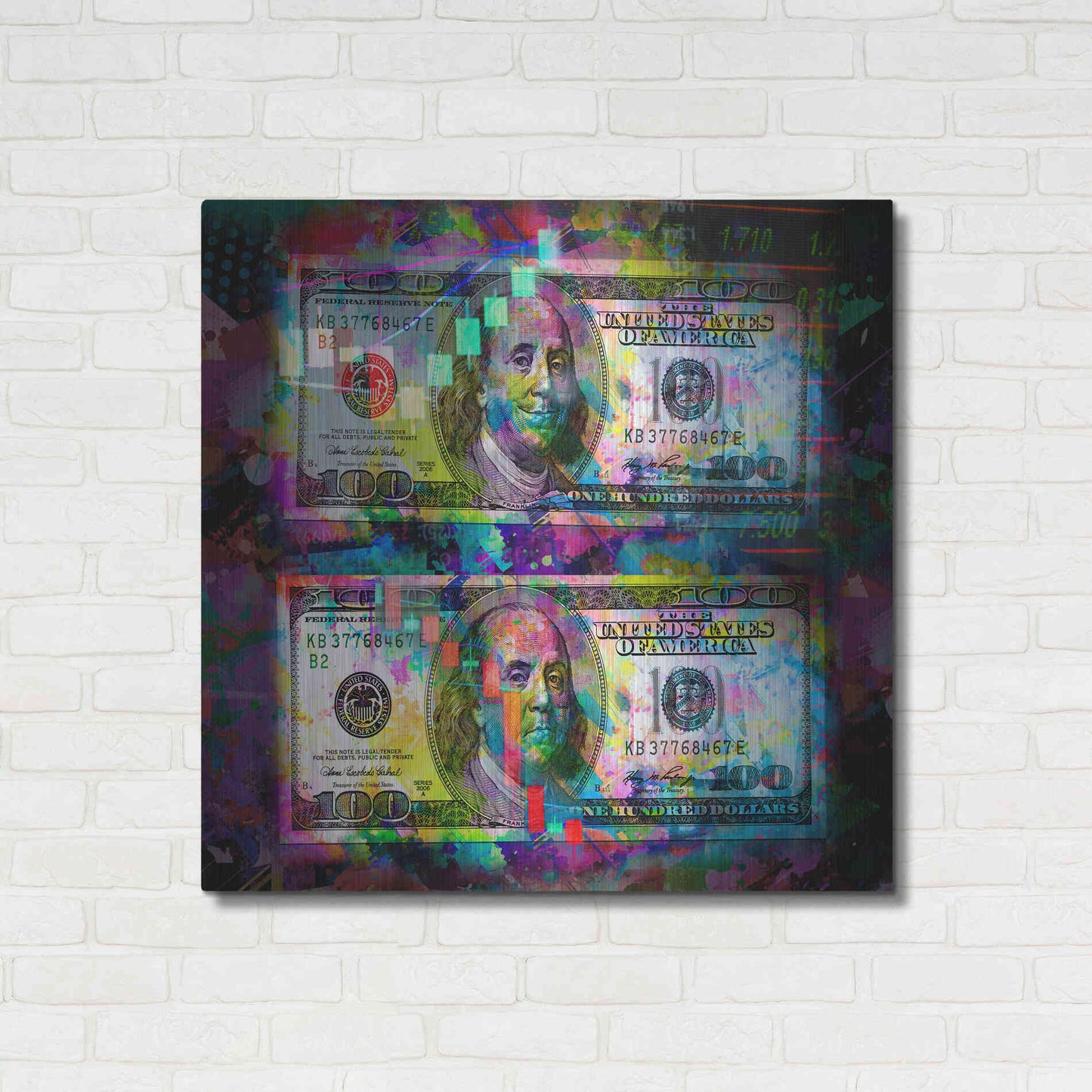 Luxe Metal Art 'Good Day Bad Day,' Metal Wall Art,36x36