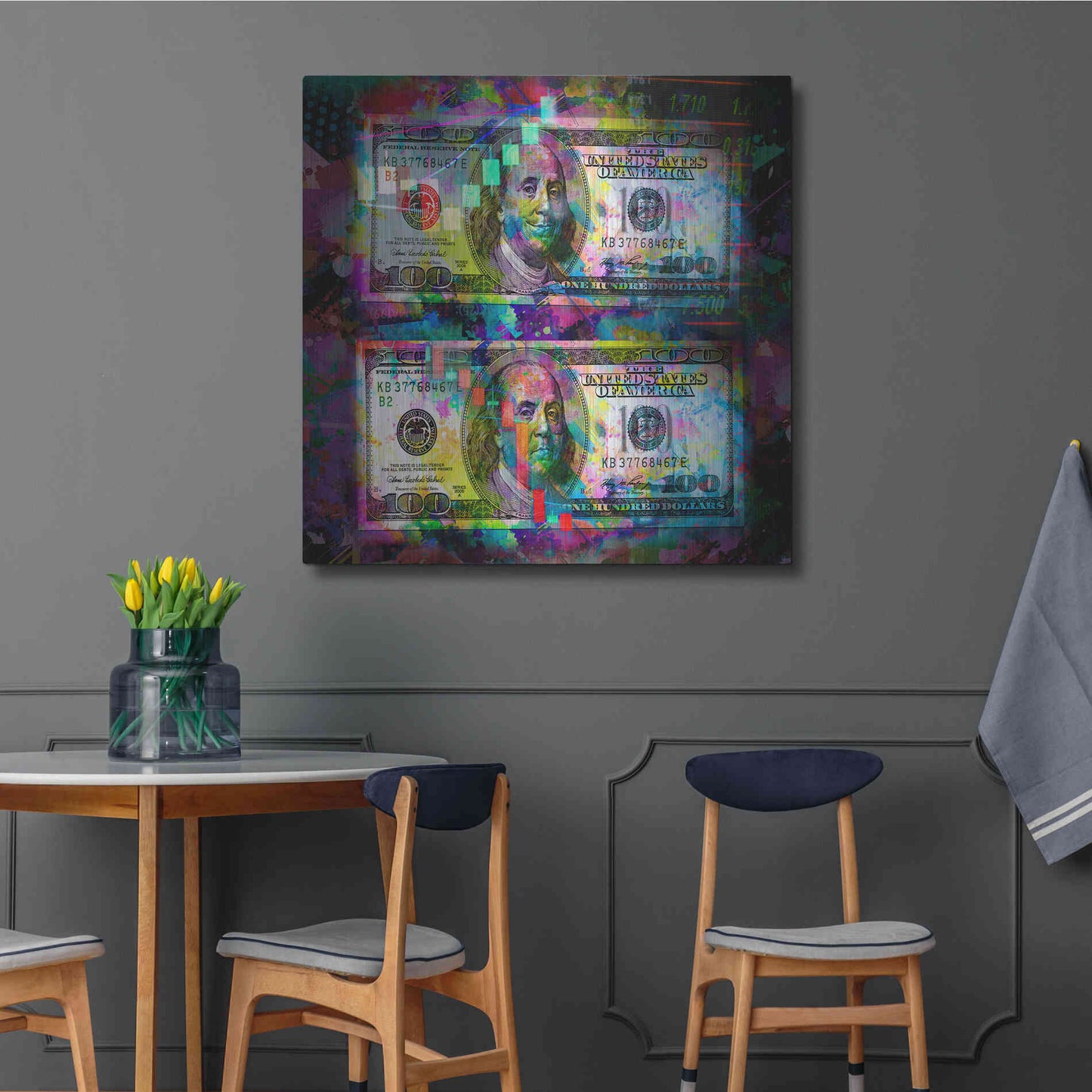 Luxe Metal Art 'Good Day Bad Day,' Metal Wall Art,36x36
