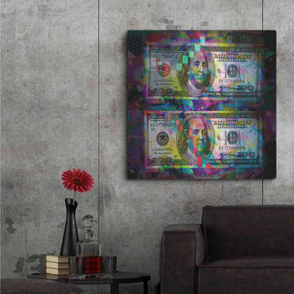 Luxe Metal Art 'Good Day Bad Day,' Metal Wall Art,36x36