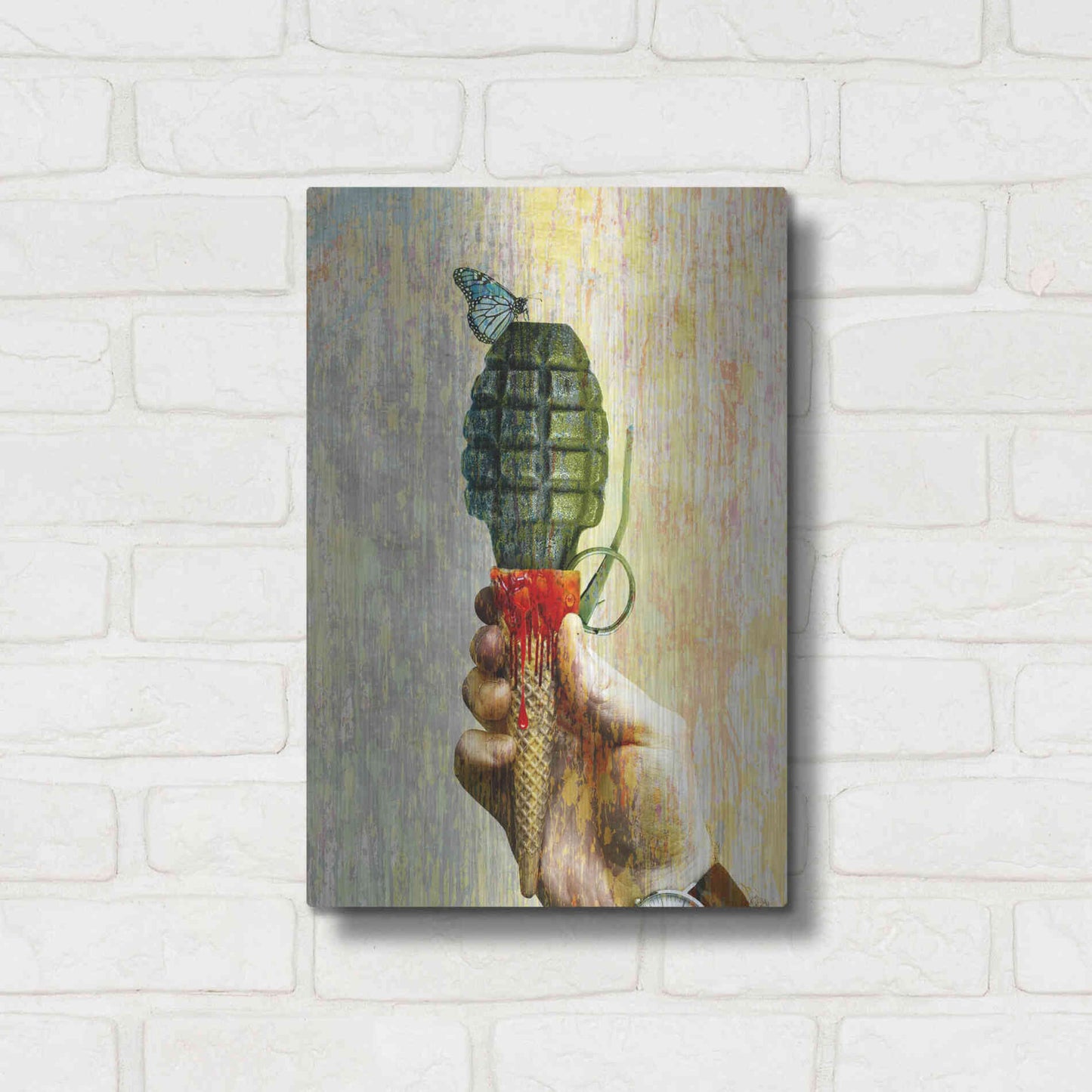 Luxe Metal Art 'Bad Intentions,' Metal Wall Art,12x16