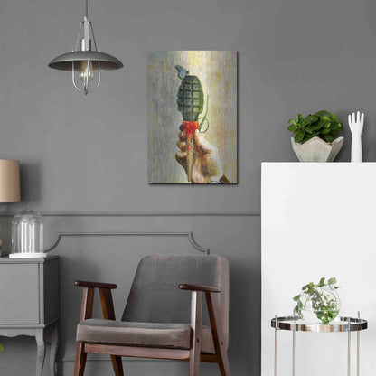 Luxe Metal Art 'Bad Intentions,' Metal Wall Art,16x24