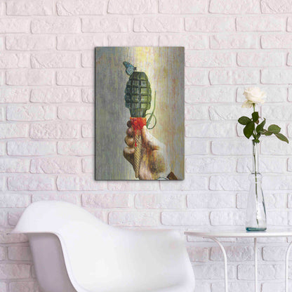 Luxe Metal Art 'Bad Intentions,' Metal Wall Art,16x24