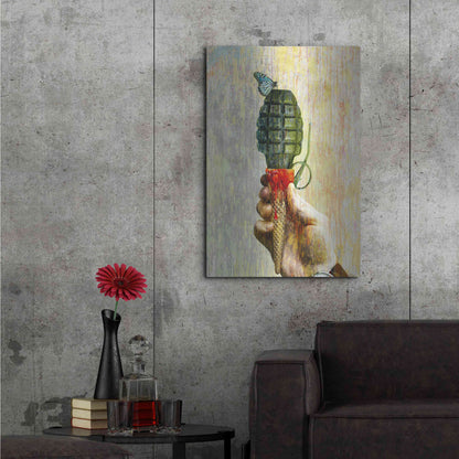 Luxe Metal Art 'Bad Intentions,' Metal Wall Art,24x36