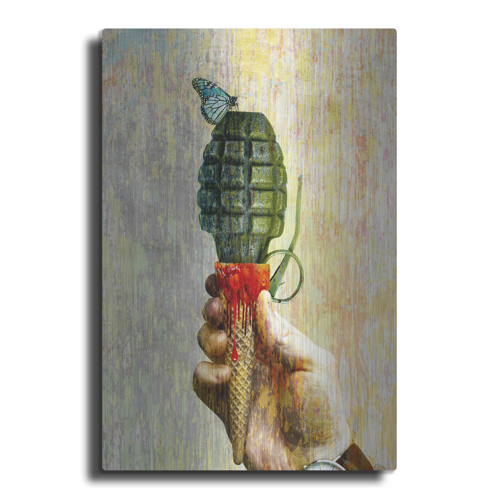 Luxe Metal Art 'Bad Intentions,' Metal Wall Art