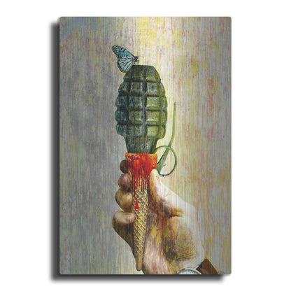 Luxe Metal Art 'Bad Intentions,' Metal Wall Art