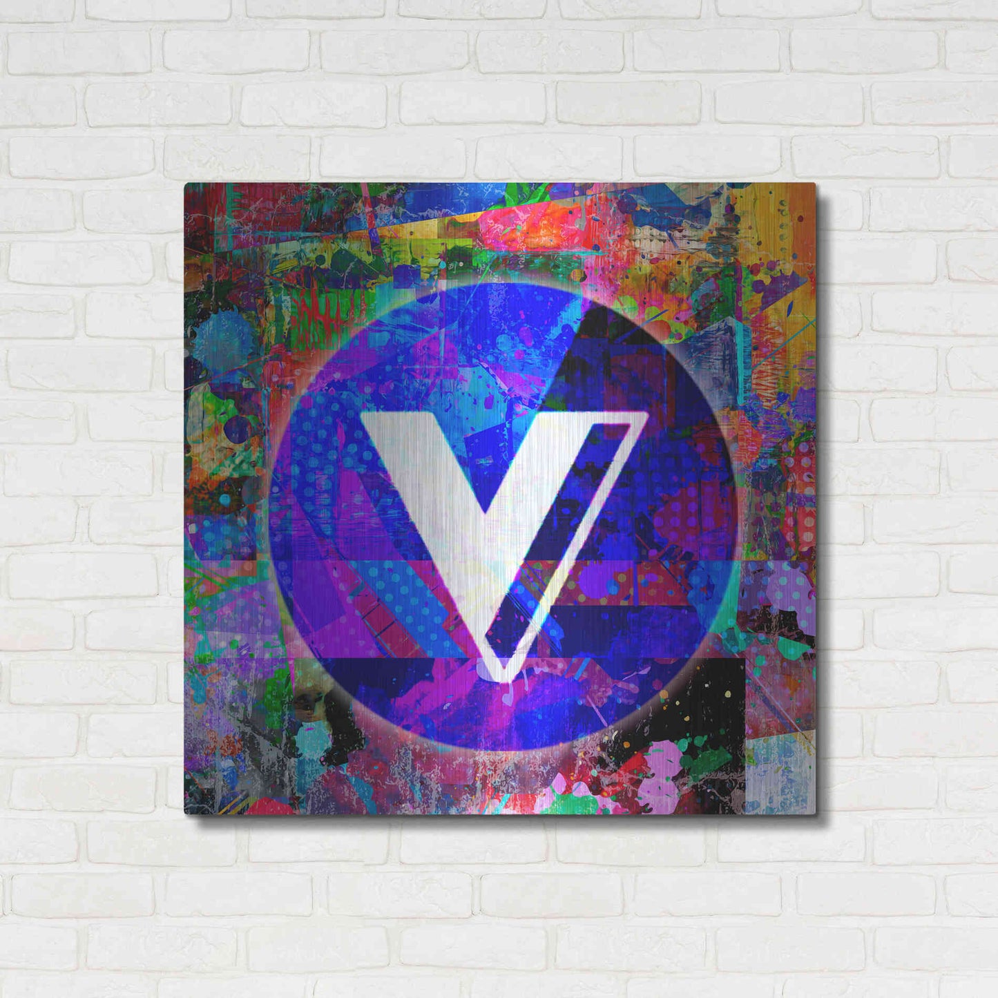Luxe Metal Art 'VGX-Voyager Crypto,' Metal Wall Art,36x36