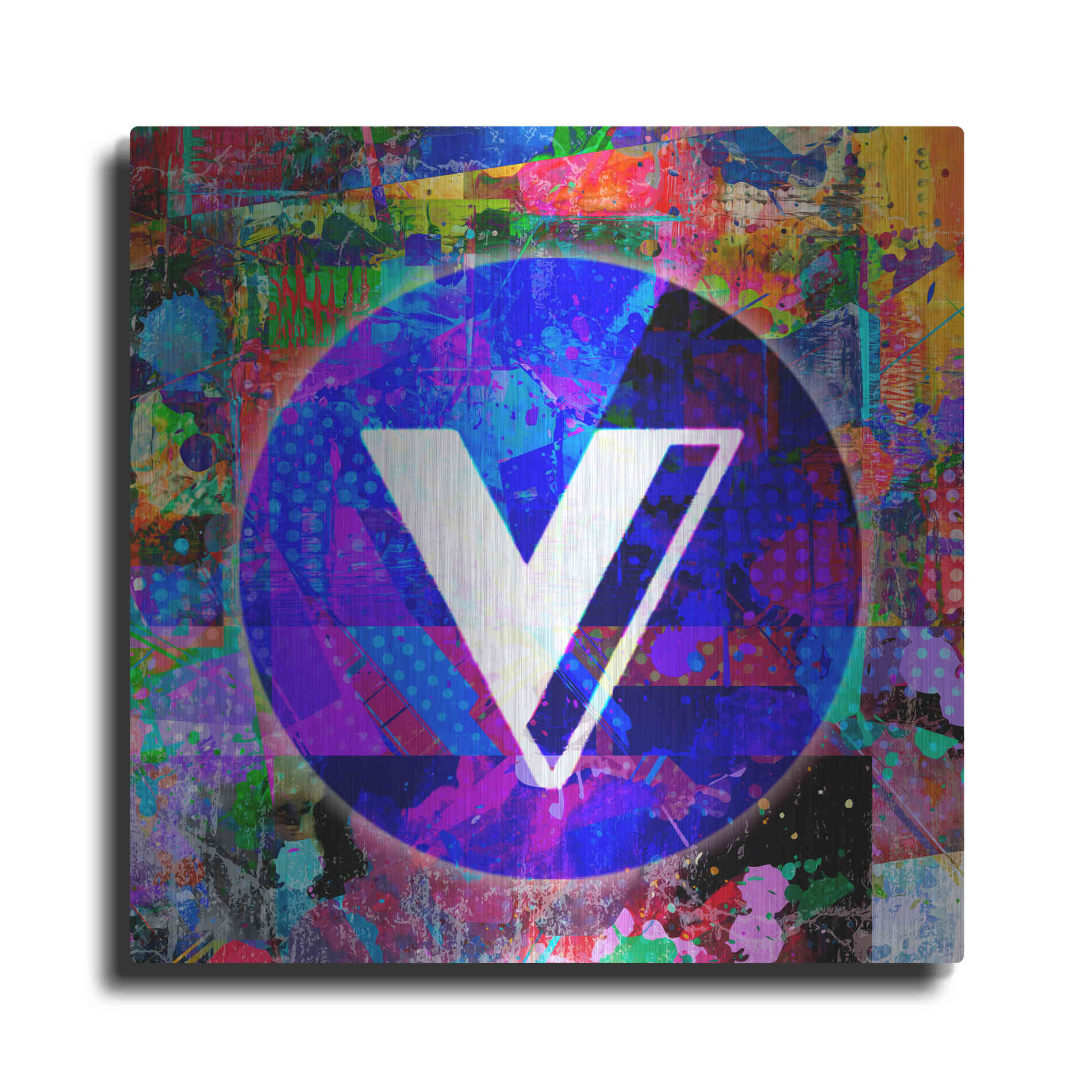 Luxe Metal Art 'VGX-Voyager Crypto,' Metal Wall Art