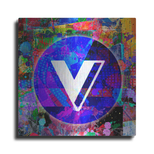 Luxe Metal Art 'VGX-Voyager Crypto,' Metal Wall Art