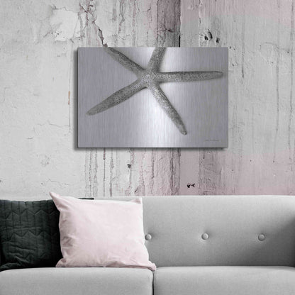 Luxe Metal Art 'Starfish Detail' by Debra Van Swearingen, Metal Wall Art,36x24