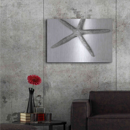 Luxe Metal Art 'Starfish Detail' by Debra Van Swearingen, Metal Wall Art,36x24