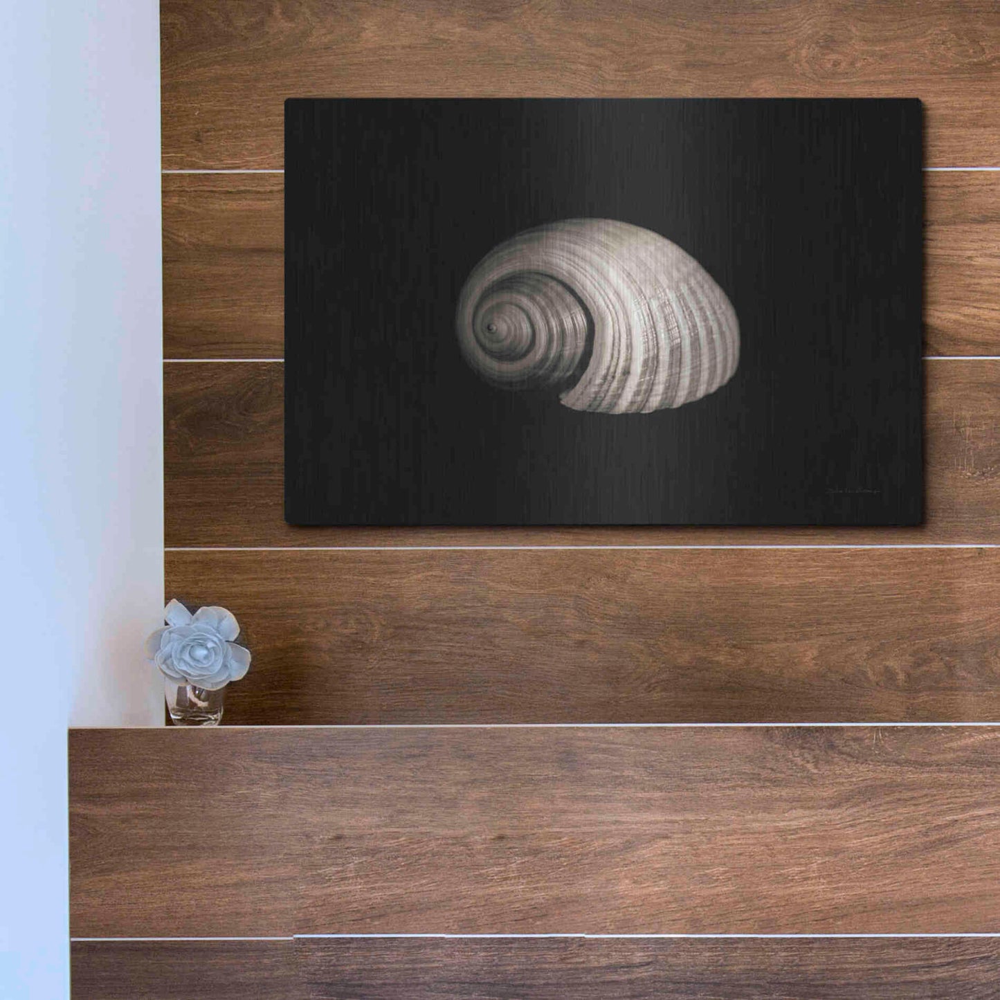 Luxe Metal Art 'Tonna' by Debra Van Swearingen, Metal Wall Art,16x12