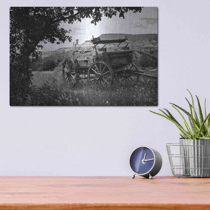 Luxe Metal Art 'The Old Southwest' by Debra Van Swearingen, Metal Wall Art,16x12