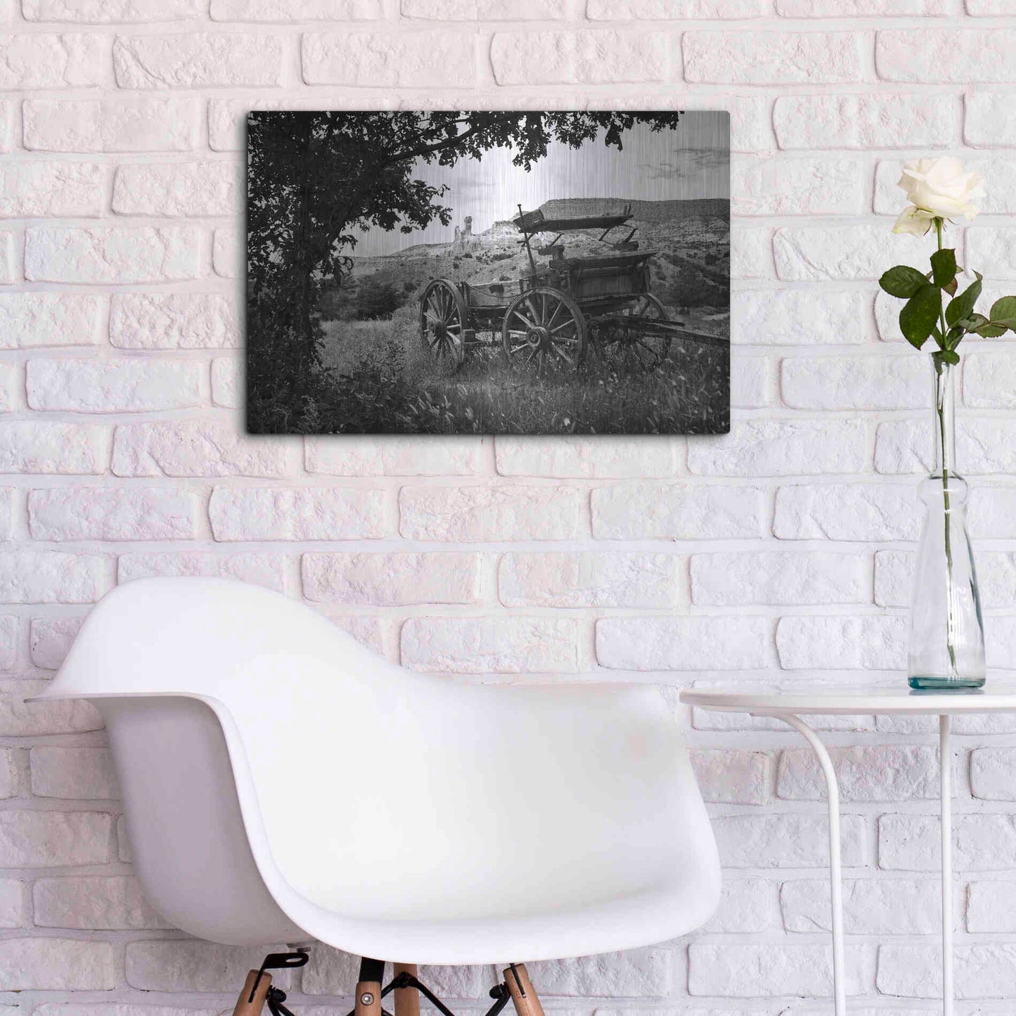Luxe Metal Art 'The Old Southwest' by Debra Van Swearingen, Metal Wall Art,24x16