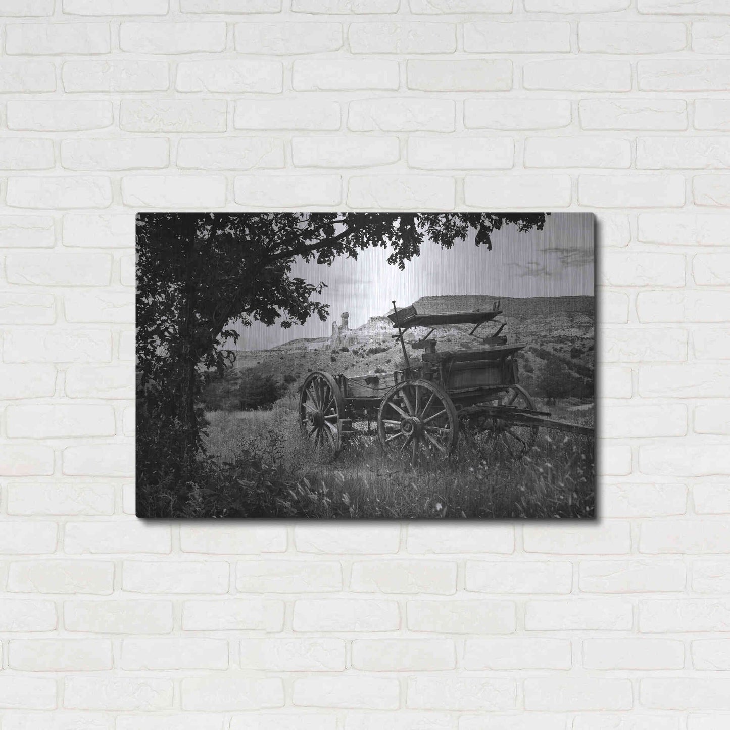 Luxe Metal Art 'The Old Southwest' by Debra Van Swearingen, Metal Wall Art,36x24