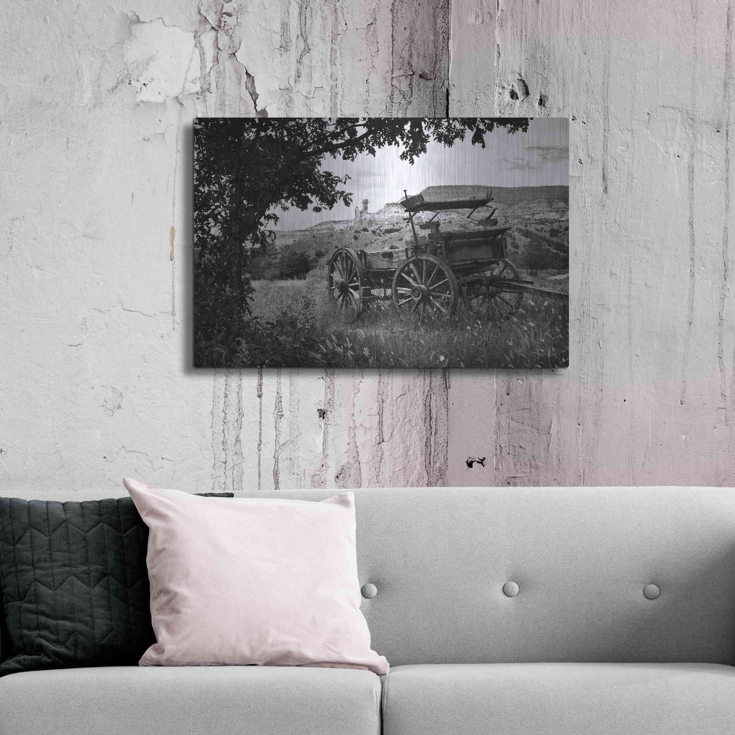 Luxe Metal Art 'The Old Southwest' by Debra Van Swearingen, Metal Wall Art,36x24