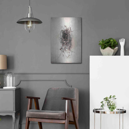 Luxe Metal Art 'Nest II' by Debra Van Swearingen, Metal Wall Art,16x24