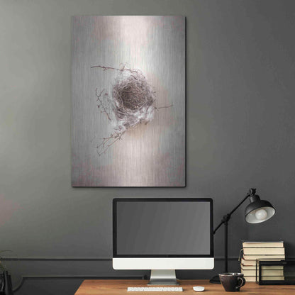 Luxe Metal Art 'Nest III' by Debra Van Swearingen, Metal Wall Art,24x36