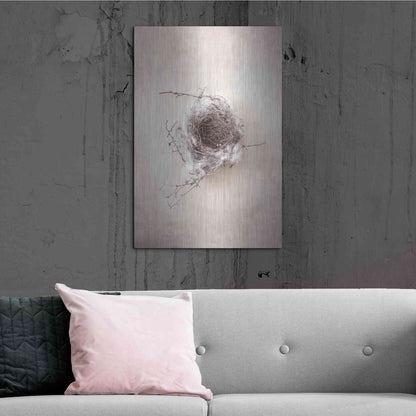 Luxe Metal Art 'Nest III' by Debra Van Swearingen, Metal Wall Art,24x36
