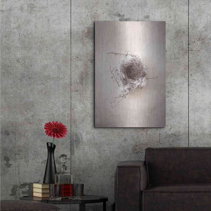 Luxe Metal Art 'Nest III' by Debra Van Swearingen, Metal Wall Art,24x36