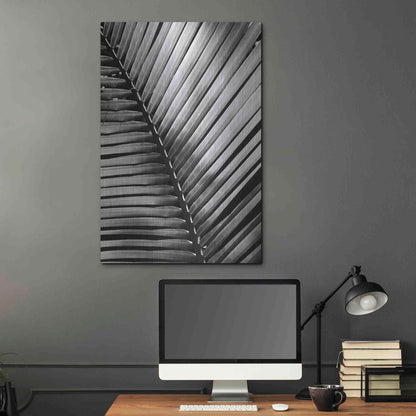 Luxe Metal Art 'Palm Frond I' by Debra Van Swearingen, Metal Wall Art,24x36