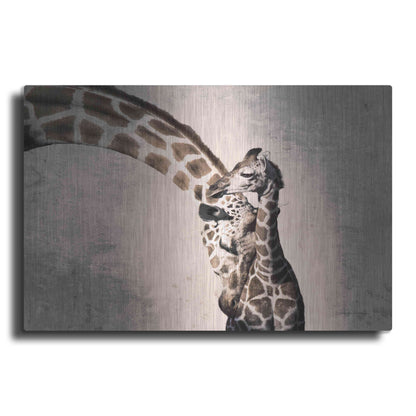 Luxe Metal Art 'Mother and Son' by Debra Van Swearingen, Metal Wall Art