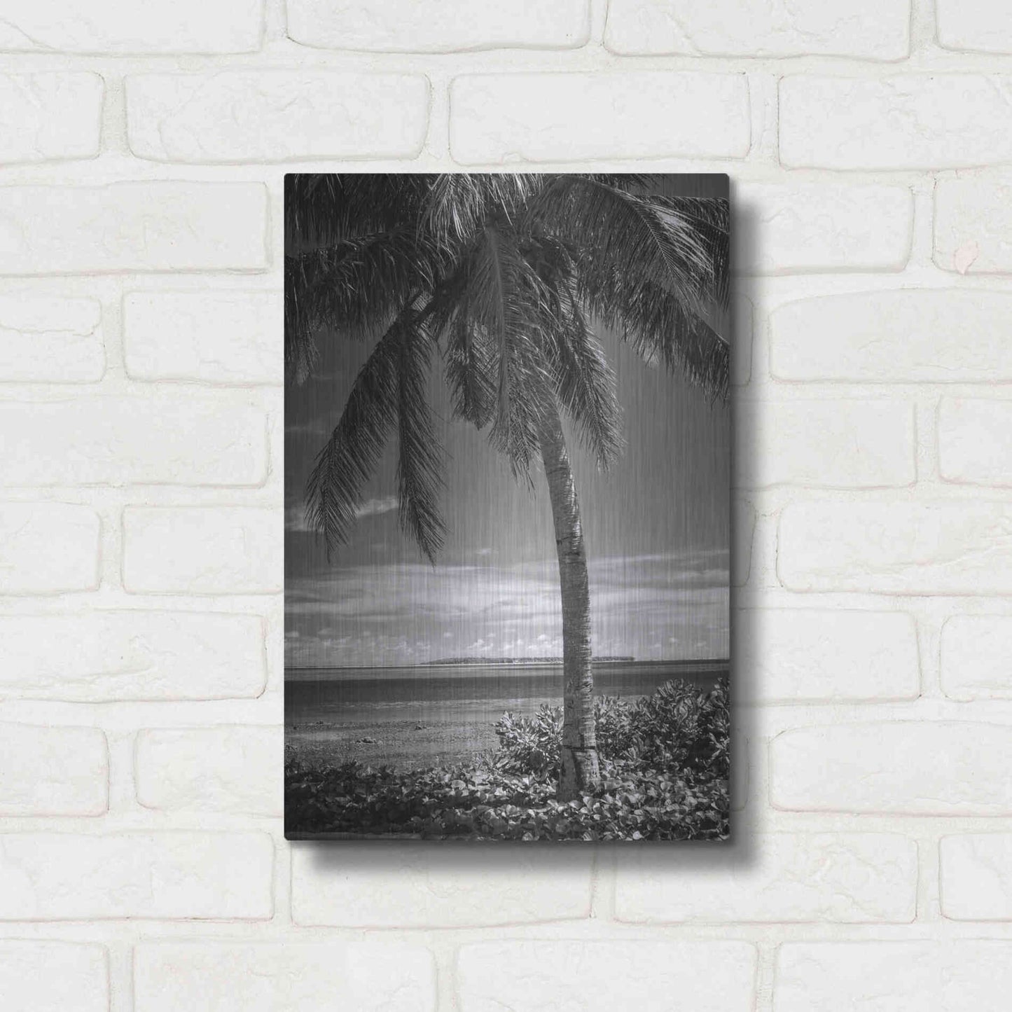 Luxe Metal Art 'Ocean View' by Debra Van Swearingen, Metal Wall Art,12x16